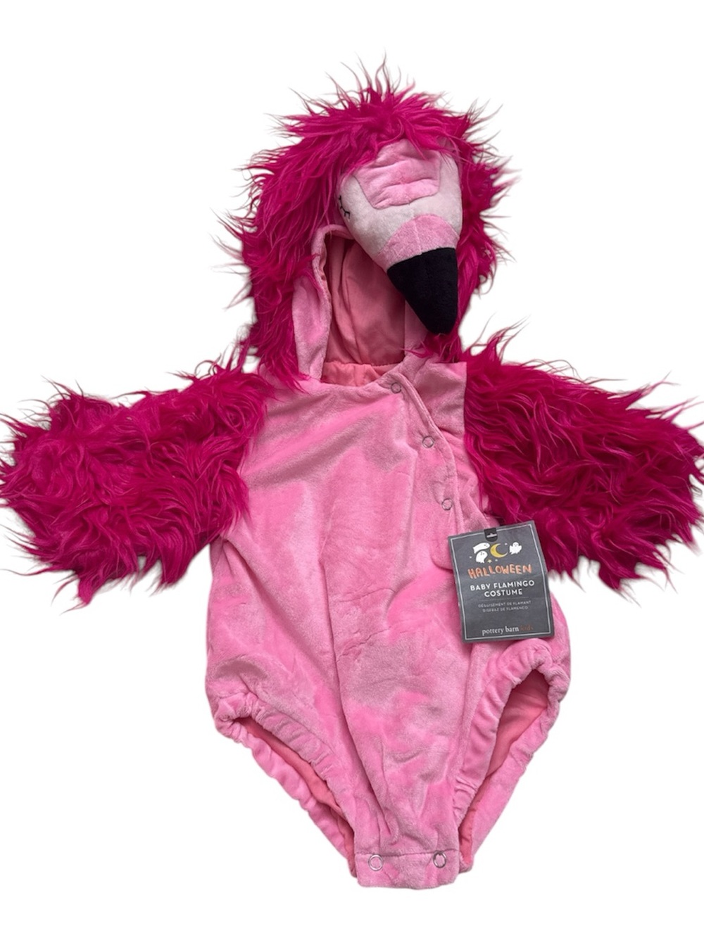 Pottery Barn Kids Hot Pink Baby Flamingo Costume - Picture 3 of 7
